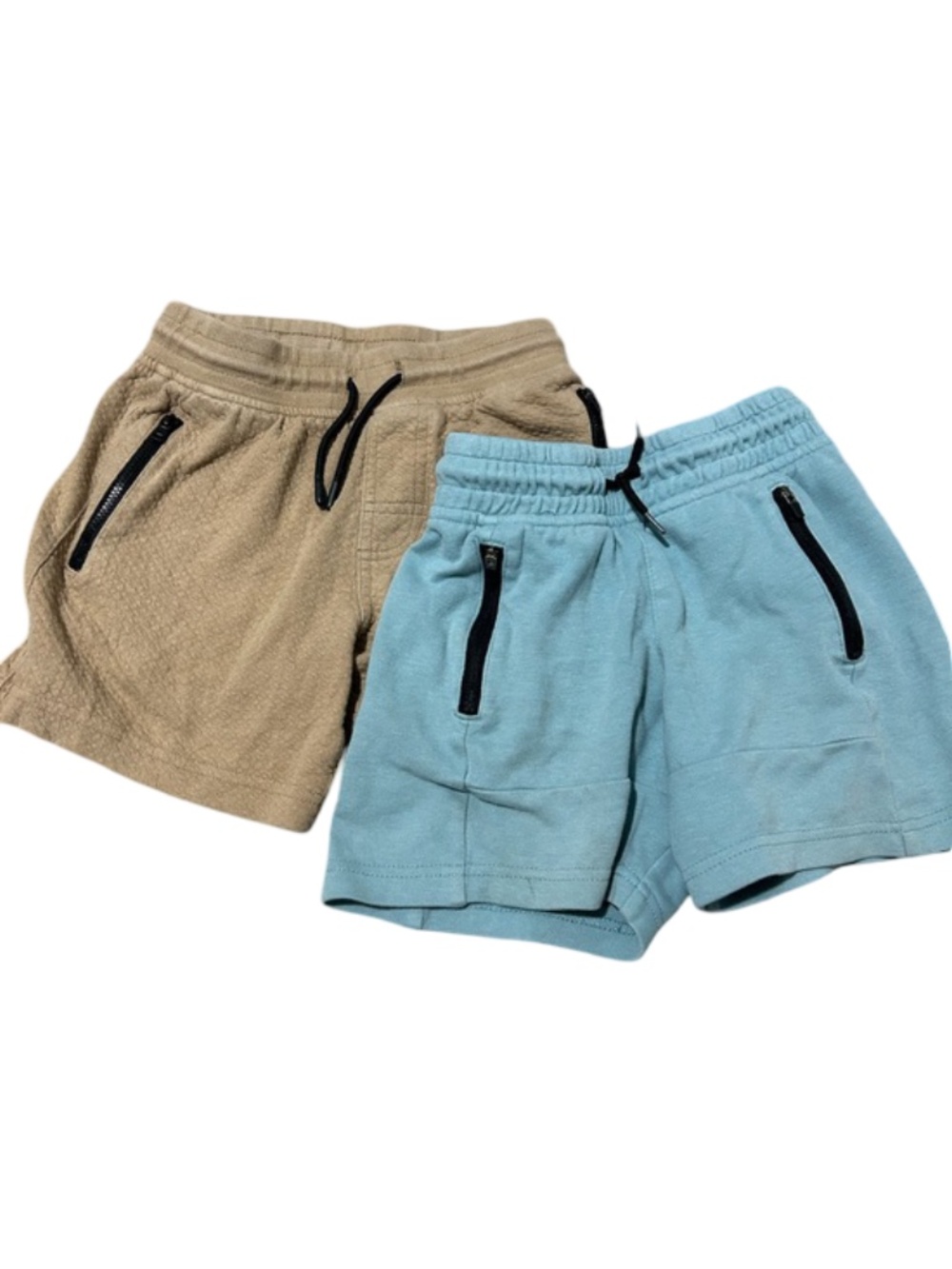 Boys Small (6-7) Bundle Shorts Blue Tan Athletic